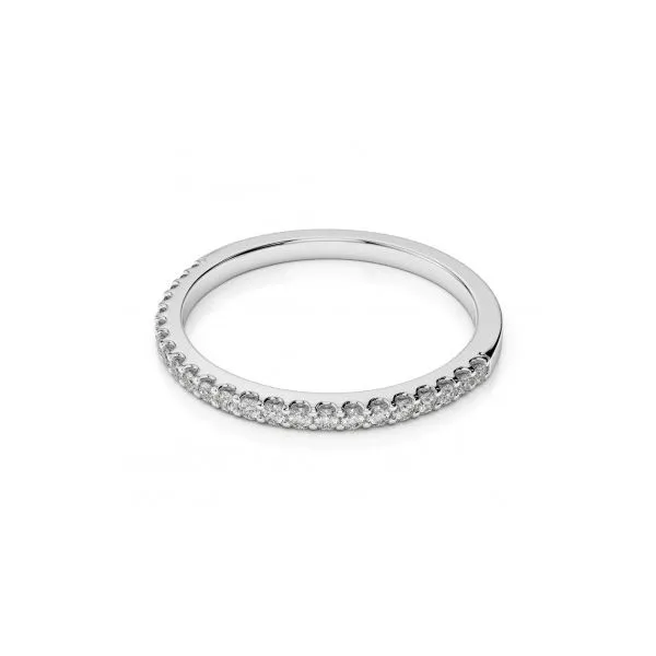 14K White Gold Diamond Band Size 6.75 Quality Gem LLC Bethel, CT