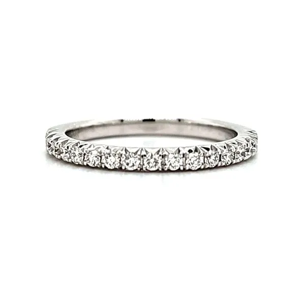14K White Gold Diamond Band Size 6.5 Quality Gem LLC Bethel, CT