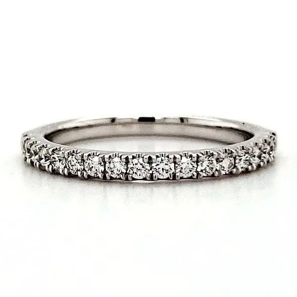 14K White Gold Diamond Band Size 6.25 Quality Gem LLC Bethel, CT