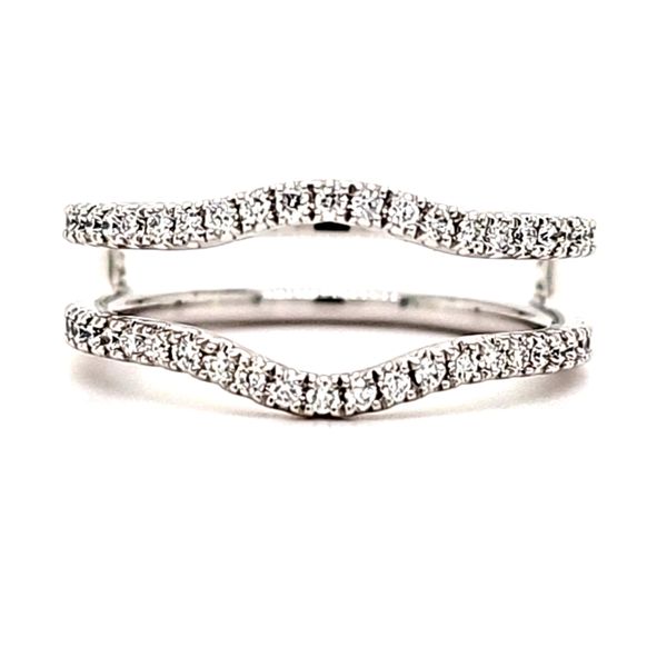 14K White Gold Diamond Insert Size 6.25 Quality Gem LLC Bethel, CT