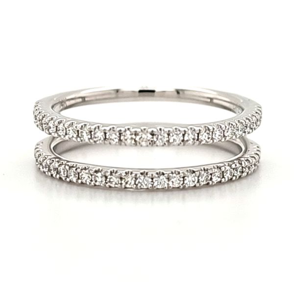 14K White Gold Diamond Insert Size 6.25 Quality Gem LLC Bethel, CT