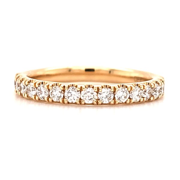 14K Yellow Gold Diamond Band Size 6.5 Quality Gem LLC Bethel, CT