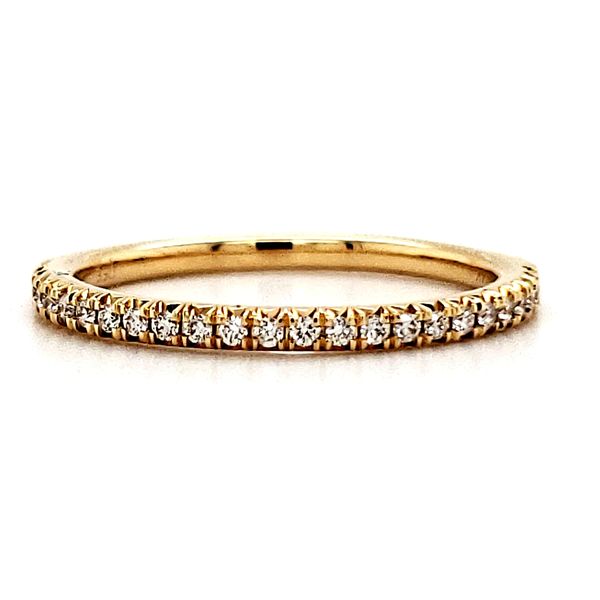 14K Yellow Gold Diamond Band Size 6.5 Quality Gem LLC Bethel, CT