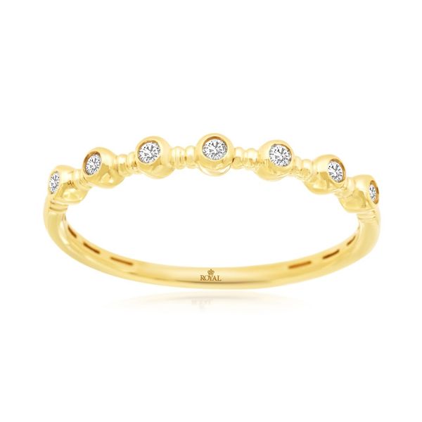 14K Yellow Gold Diamond Band Size 6.75 Quality Gem LLC Bethel, CT