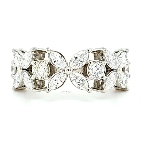 Platinum XO Diamond Ring Size 7 Quality Gem LLC Bethel, CT