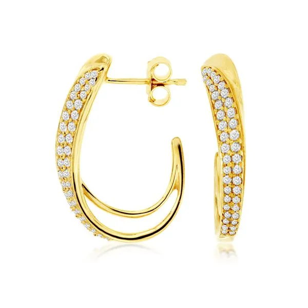 14K Yellow Gold Curve 