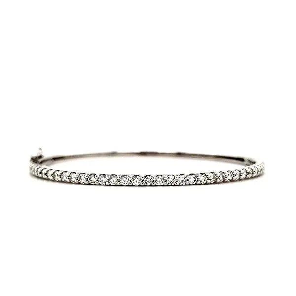 14K Yellow Gold Diamond Bangle Bracelet Quality Gem LLC Bethel, CT