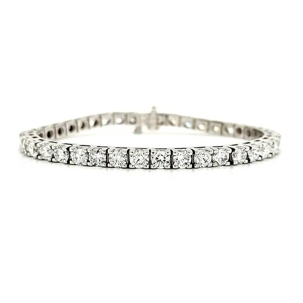 14K White Gold Diamond Tennis Bracelet Length 7 Inches Quality Gem LLC Bethel, CT