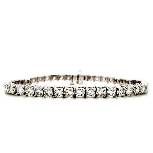 14K White Gold Diamond Tennis Bracelet Length 7 Inches Quality Gem LLC Bethel, CT