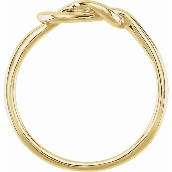 14K Yellow Gold Knot Ring size 5.75 Image 2 Quality Gem LLC Bethel, CT