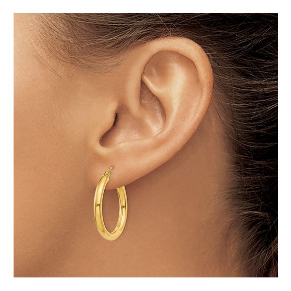 Gold Earrings Image 3 Quality Gem LLC Bethel, CT