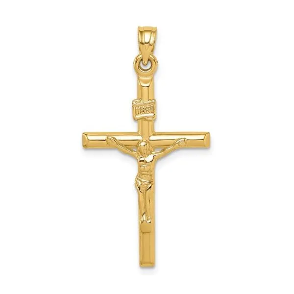 14K Yellow Gold Crucifix Pendant Quality Gem LLC Bethel, CT