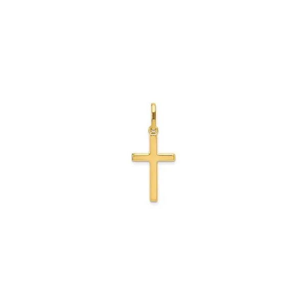 14K Yellow Gold Cross Pendant Quality Gem LLC Bethel, CT