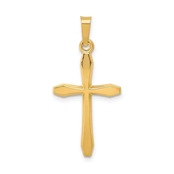 14K Yellow Gold Cross Pendant Quality Gem LLC Bethel, CT