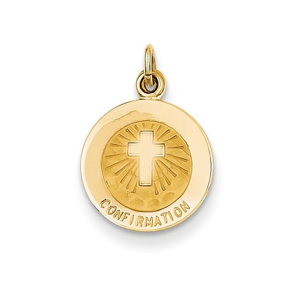 14K Yellow Gold Confirmation Medal Pendant Quality Gem LLC Bethel, CT