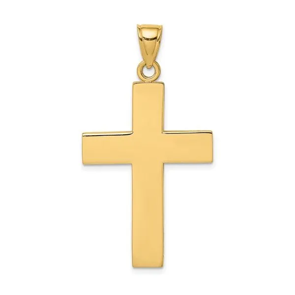 14K Yellow Gold Cross Pendant Quality Gem LLC Bethel, CT