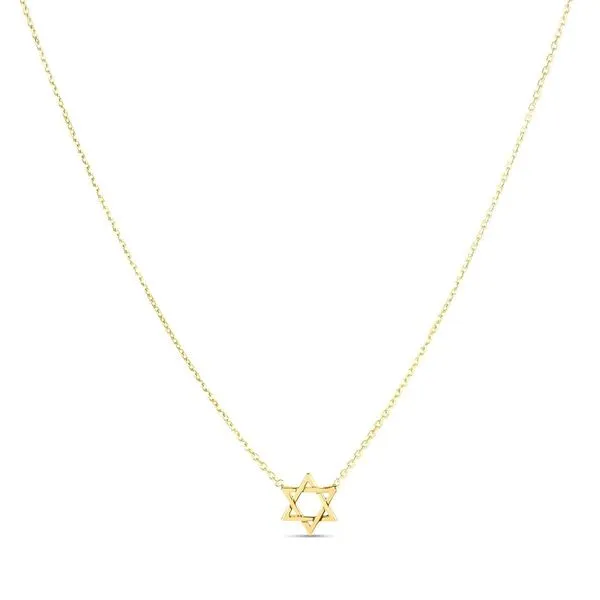 14K Yellow Gold Star of David Necklace Quality Gem LLC Bethel, CT