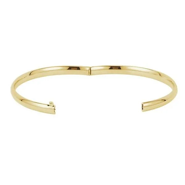 14K Yellow Gold Bangle Bracelet Image 2 Quality Gem LLC Bethel, CT