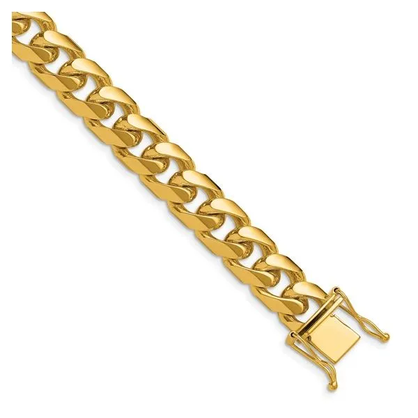 14K Yellow Gold Cuban Bracelet Quality Gem LLC Bethel, CT