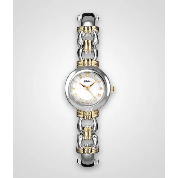 Ladies Stainles Two Tone Belair Watch with Roman Numerals Quality Gem LLC Bethel, CT