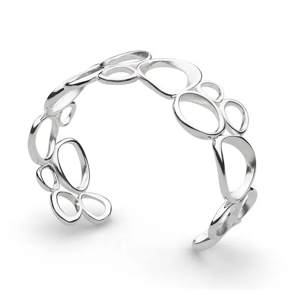 Sterling Silver Coast Shore Cascade Sandblast Cuff Quality Gem LLC Bethel, CT