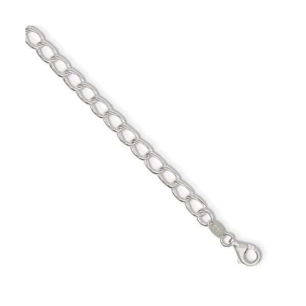 Sterling Silver 5.25mm Curb Link Bracelet Quality Gem LLC Bethel, CT