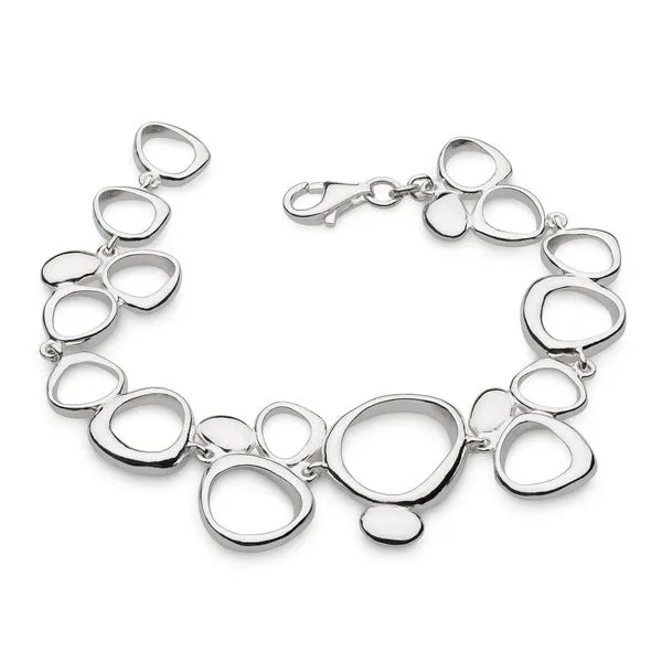 Sterling Silver Coast Shore Cascade Sandblast Bracelet Quality Gem LLC Bethel, CT