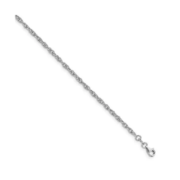 Sterling Silver Fancy Link Ankle Bracelet Quality Gem LLC Bethel, CT