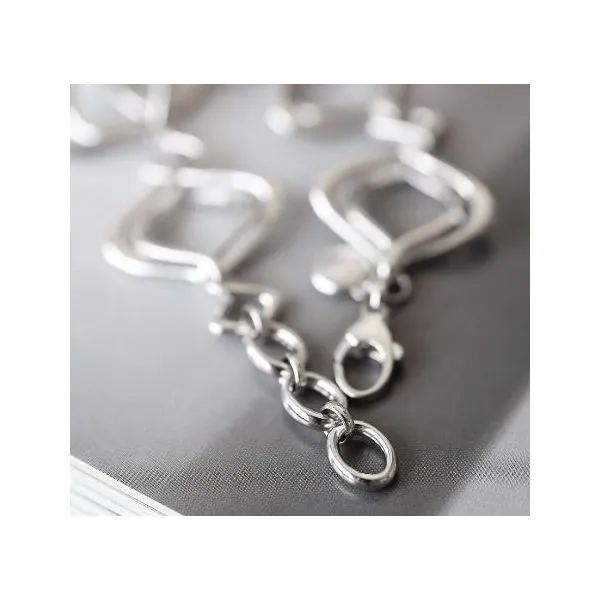 Sterling Silver Grande Entwine Bracelet Image 3 Quality Gem LLC Bethel, CT