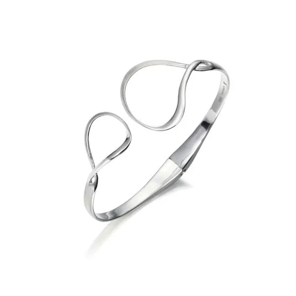 Sterling Silver Rhodium Plated VENICE Bangle Bracelet Quality Gem LLC Bethel, CT