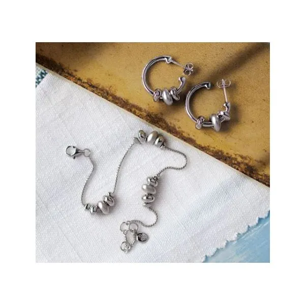Sterling Silver Coast Tumble Sand Station Bracelet Length 7.5 Inches Image 4 Quality Gem LLC Bethel, CT