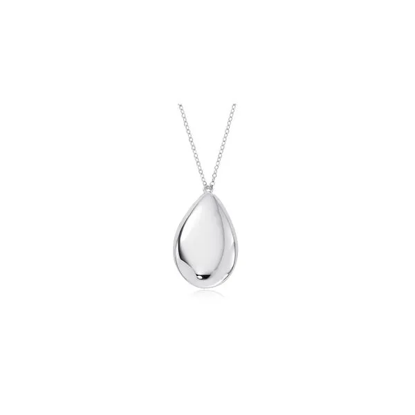 Sterling Silver Pear Drop Pendant Quality Gem LLC Bethel, CT
