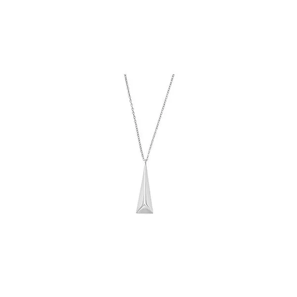 Sterling Silver Long Pyramid Pendant Quality Gem LLC Bethel, CT
