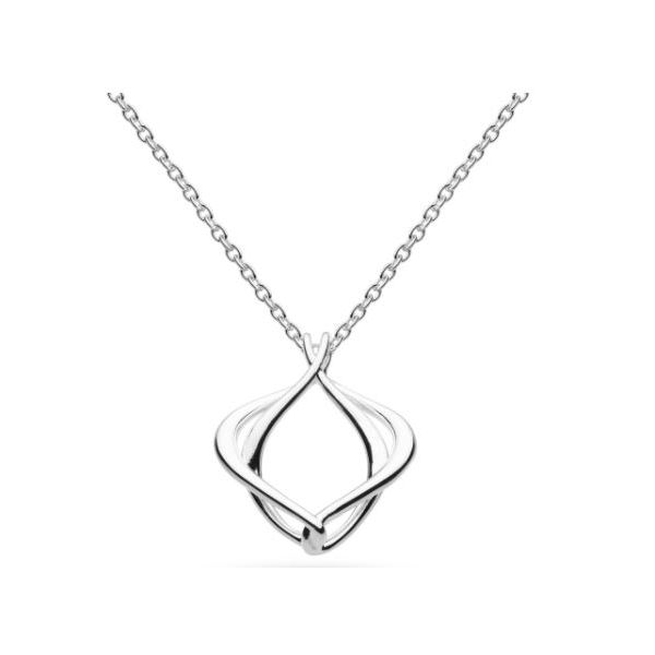 Sterling Silver Entwine Alicia Small Necklace Quality Gem LLC Bethel, CT