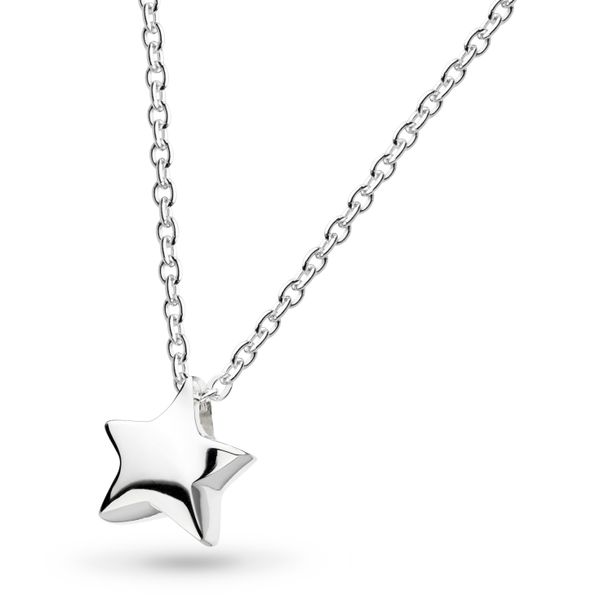 Sterling Silver Miniature Shining Star Necklace Quality Gem LLC Bethel, CT