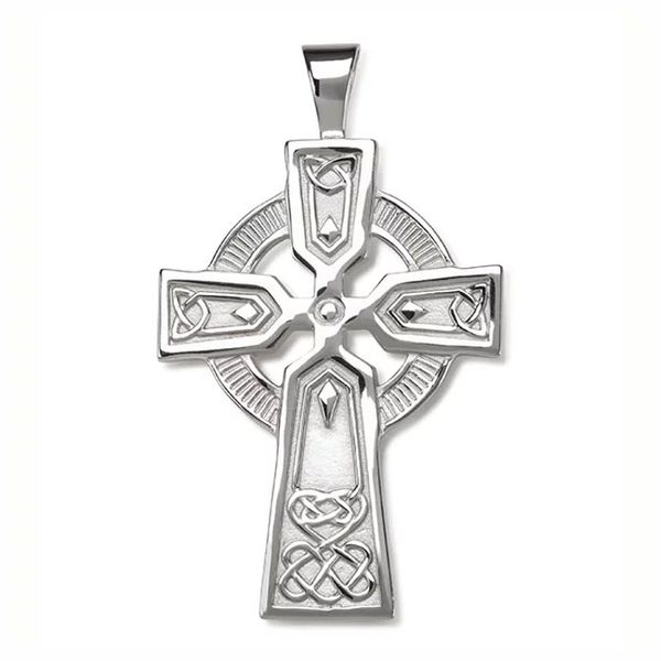 Sterling Silver Large Celtic Cross Pendant Quality Gem LLC Bethel, CT