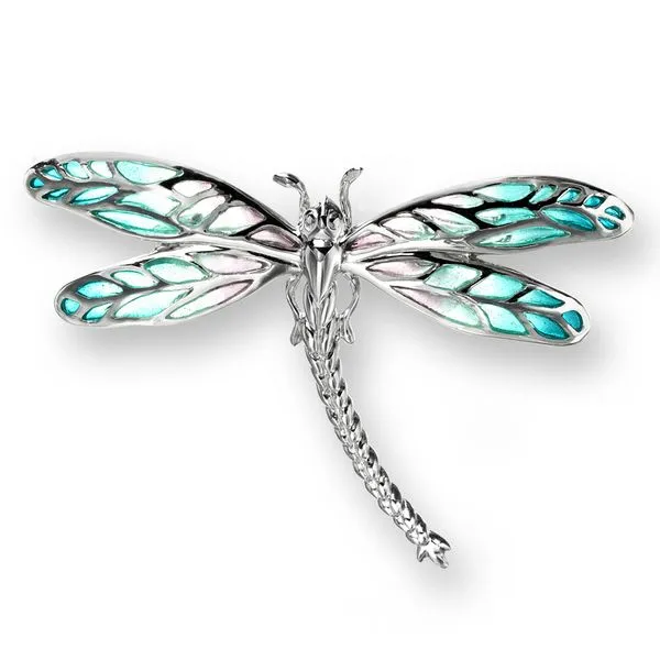 Sterling Silver Enamel Dragonfly Pin/Pendant Quality Gem LLC Bethel, CT
