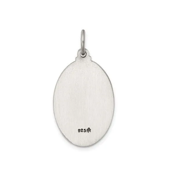 Sterling Silver St. Christopher Medal Image 3 Quality Gem LLC Bethel, CT