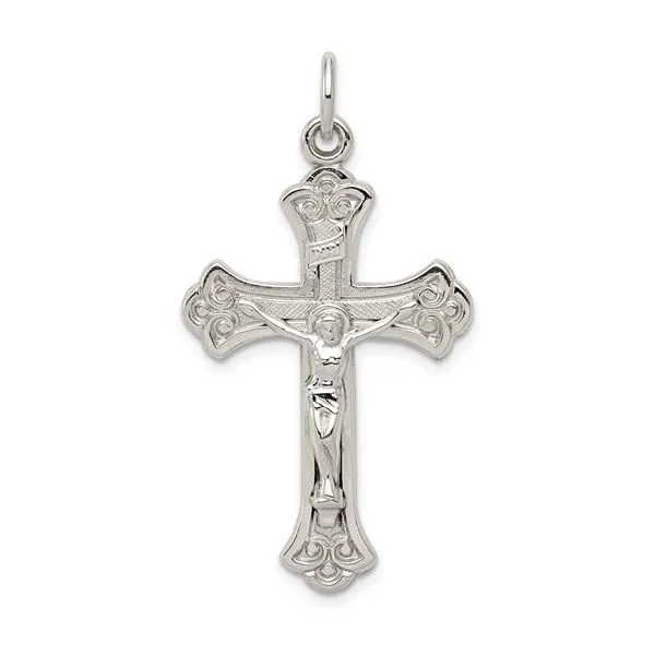 Sterling Silver Crucifix Cross Pendant Quality Gem LLC Bethel, CT