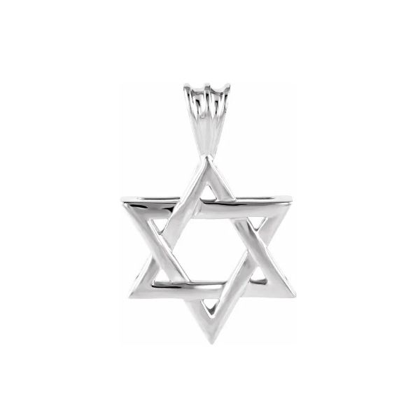 Sterling Silver Star Of David Pendant Quality Gem LLC Bethel, CT