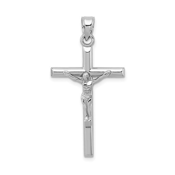 Sterling Silver Rhodium Plated Crucifix Pendant Quality Gem LLC Bethel, CT