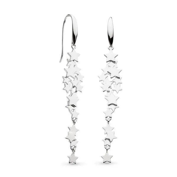 Sterling Silver Stargazer Galaxy Drop Earrings Quality Gem LLC Bethel, CT