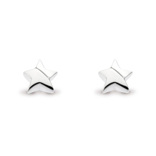 Sterling Silver Miniature Shining Star Stud Earrings Quality Gem LLC Bethel, CT