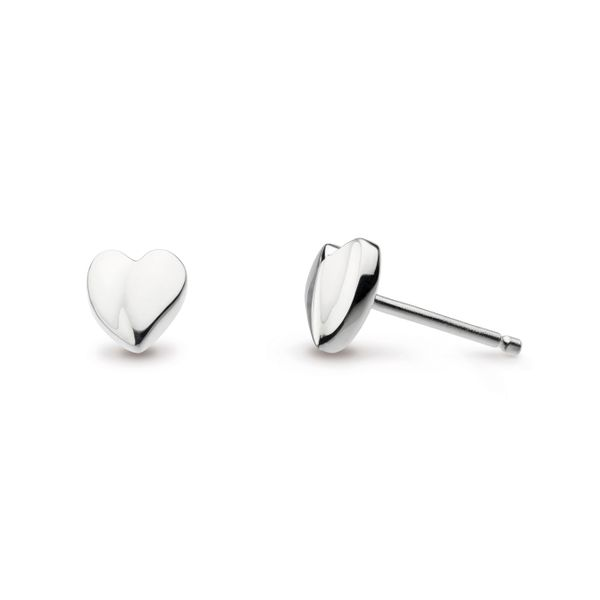 Sterling Silver Mini Sweet Heart Stud Earrings Quality Gem LLC Bethel, CT