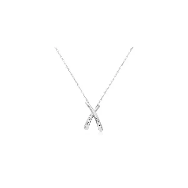 Sterling Silver X Necklace Quality Gem LLC Bethel, CT