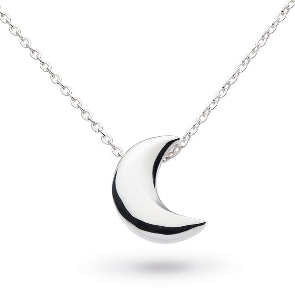 Sterling Silver Crescent Moon Slide Necklace Quality Gem LLC Bethel, CT