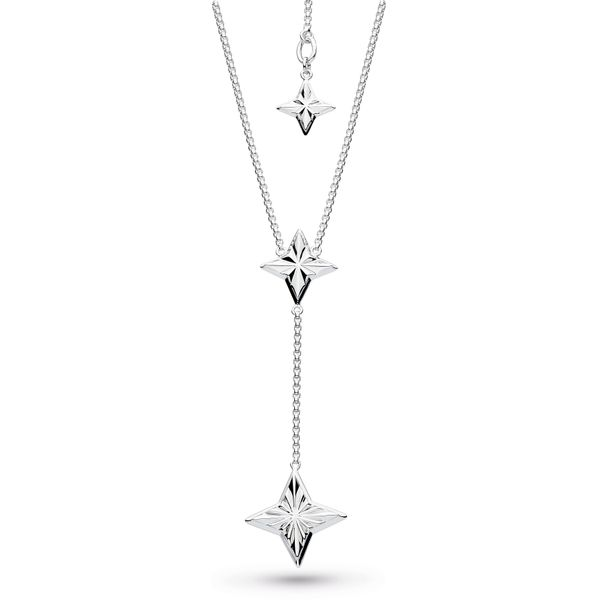 Sterling Silver Astoria Star Lariat Necklace Quality Gem LLC Bethel, CT