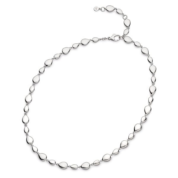 Sterling Silver Coast Pebble Linking Pebbles Necklace Quality Gem LLC Bethel, CT