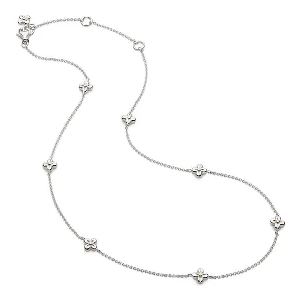 Sterling Silver Blossom Flyte Honey Flower Necklace Length 16 Inches Quality Gem LLC Bethel, CT