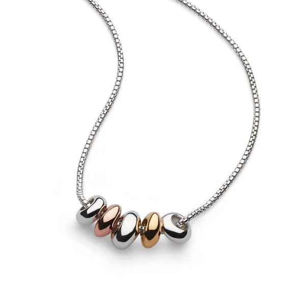 Sterling Silver Coast Tumble Golden Necklace 18 Inches Quality Gem LLC Bethel, CT